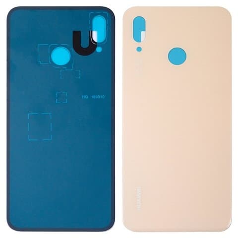 Задняя крышка Huawei P20 Lite, розовая, Sakura Pink, Original (PRC) | корпус, панель аккумулятора, АКБ, батареи