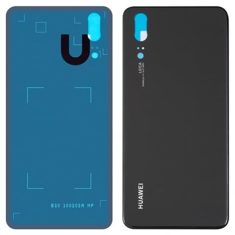 Задняя крышка Huawei P20, EML-L29, EML-L09, черная, Original (PRC) | корпус, панель аккумулятора, АКБ, батареи