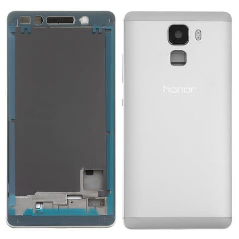 Корпус Huawei Honor 7, серебристый, білий, Original (PRC), (панель, панели)