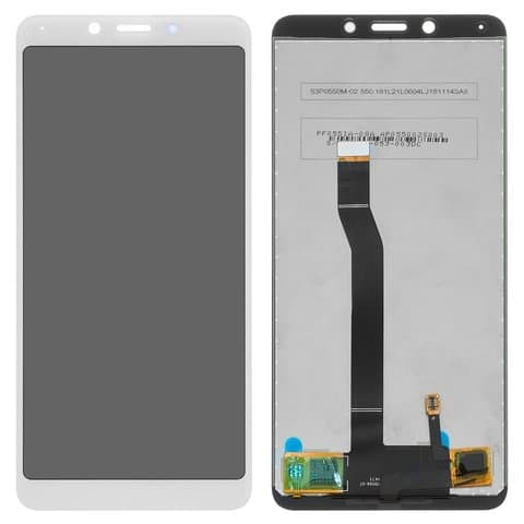 Дисплей Xiaomi Redmi 6, Redmi 6A, M1804C3DG, M1804C3DH, M1804C3DI, M1804C3CG, M1804C3CH, M1804C3CI, белый | с тачскрином | Original (реновация) | дисплейный модуль, экран