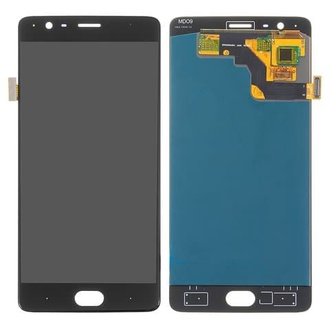 Дисплей OnePlus 3, A3000, A3003, SM-A3000, 3T, A3010, A3003, чорний | з тачскріном | High Copy | дисплейный модуль, экран