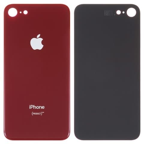 Задня панель Apple iPhone 8, червона, потрібно знімати скло камери, small hole, Original (PRC) | корпус, крышка аккумулятора, АКБ, батареи