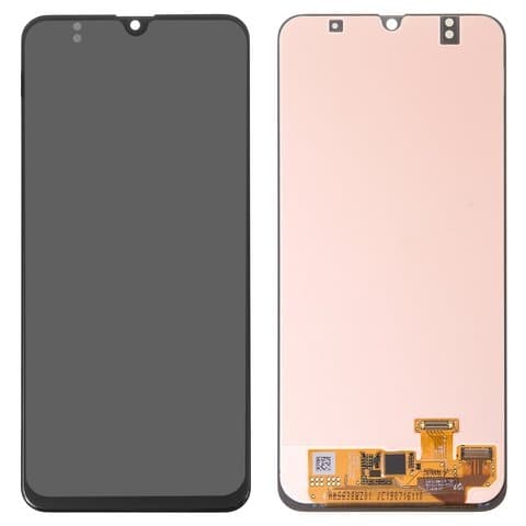 Дисплей Samsung SM-A305 Galaxy A30, чорний | з тачскріном | Original (PRC), Super AMOLED | дисплейный модуль, экран
