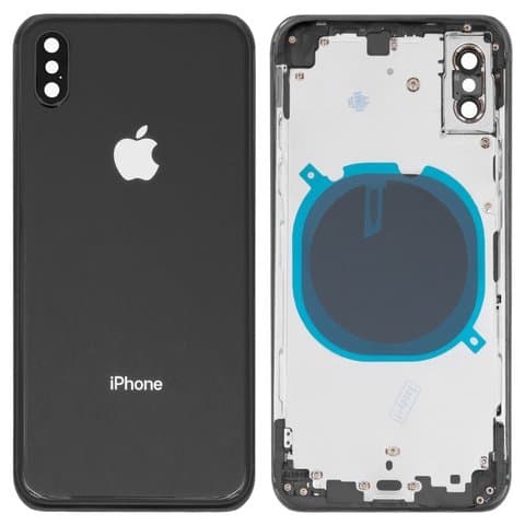 Корпус Apple iPhone XS, чорний,  повний комплект, Original (PRC), (панель, панели)