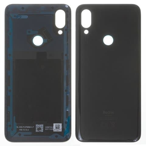 Задняя крышка Xiaomi Redmi 7, M1810F6LG, M1810F6LH, M1810F6LI, черная, Original (PRC) | корпус, панель аккумулятора, АКБ, батареи