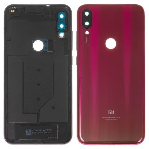 Задняя крышка Xiaomi Mi Play, M1901F9E, красная, Original (PRC) | корпус, панель аккумулятора, АКБ, батареи