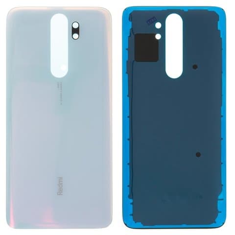 Задняя крышка Xiaomi Redmi Note 8 Pro, M1906G7I, M1906G7G, белая, Original (PRC) | корпус, панель аккумулятора, АКБ, батареи