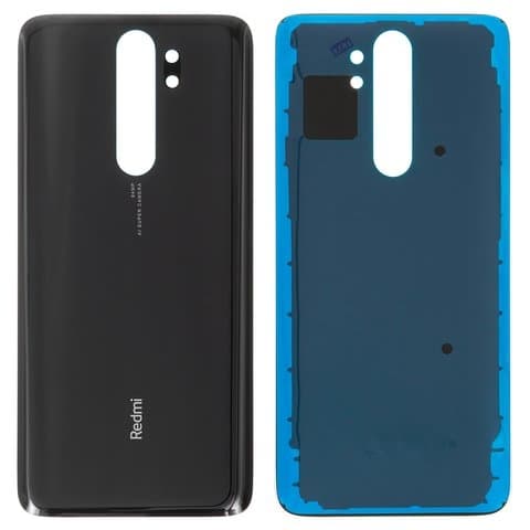 Задняя крышка Xiaomi Redmi Note 8 Pro, M1906G7I, M1906G7G, черная, Original (PRC) | корпус, панель аккумулятора, АКБ, батареи