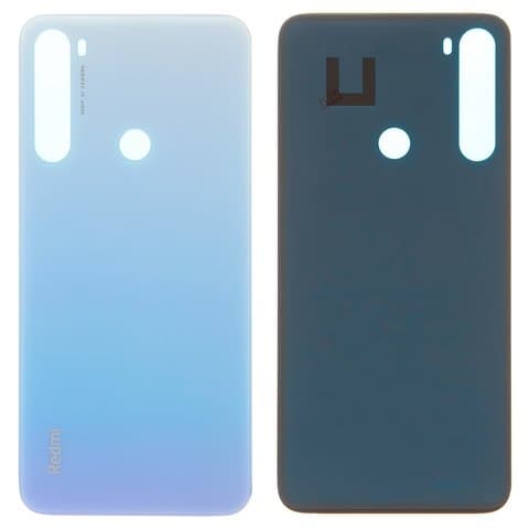 Задняя крышка Xiaomi Redmi Note 8, M1908C3JH, M1908C3JG, M1908C3JI, белая, Moonlight White, Original (PRC) | корпус, панель аккумулятора, АКБ, батареи