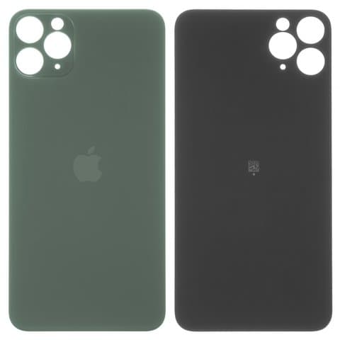 Задня панель Apple iPhone 11 Pro, зелена, Matte Midnight Green, не потрібно знімати скло камери, big hole, Original (PRC) | корпус, крышка аккумулятора, АКБ, батареи