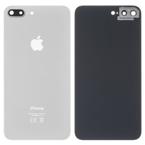 Задня панель Apple iPhone 8 Plus, біла, із склом камери, Original (PRC) | корпус, крышка аккумулятора, АКБ, батареи