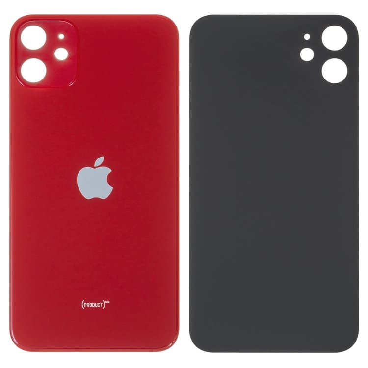 Задня панель Apple iPhone 11, червона, потрібно знімати скло камери, small hole, Original (PRC) | корпус, крышка аккумулятора, АКБ, батареи