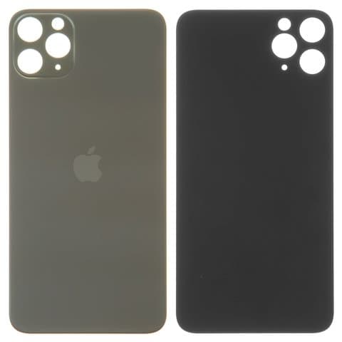 Задня панель Apple iPhone 11 Pro Max, сіра, Matte Space Gray, потрібно знімати скло камери, small hole, Original (PRC) | корпус, крышка аккумулятора, АКБ, батареи