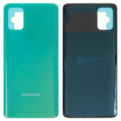 Задняя крышка Samsung SM-A515 Galaxy A51, синяя, голубая, бирюзовая, Prism Crush Blue, Original (PRC) | корпус, панель аккумулятора, АКБ, батареи
