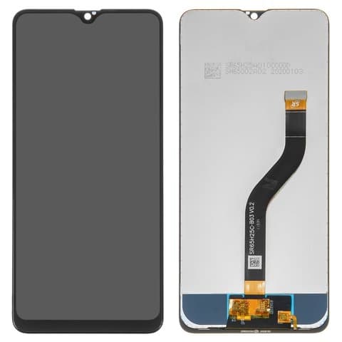 Дисплей Samsung SM-A207 Galaxy A20s, чорний | з тачскріном | Copy | дисплейный модуль, экран