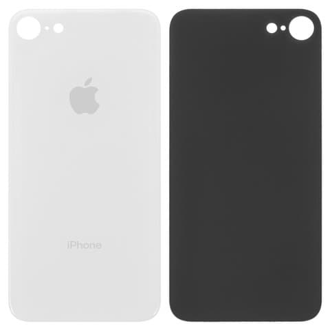 Задня панель Apple iPhone 8, біла, не потрібно знімати скло камери, big hole, Original (PRC) | корпус, крышка аккумулятора, АКБ, батареи