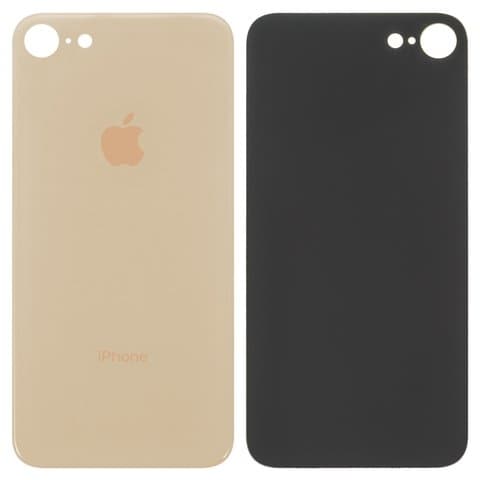 Задня панель Apple iPhone 8, золотиста, не потрібно знімати скло камери, big hole, Original (PRC) | корпус, крышка аккумулятора, АКБ, батареи