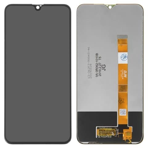 Дисплей Oppo A5s, A7, A12, CPH2083, CPH2077, CPH1909, CPH1920, CPH1912, CPH1901, CPH1903, CPH1905, RMX1825, RMX1821, RMX1827, Realme 3, 3i, чорний | з тачскріном | Original (PRC), желтый шлейф | дисплейный модуль, экран