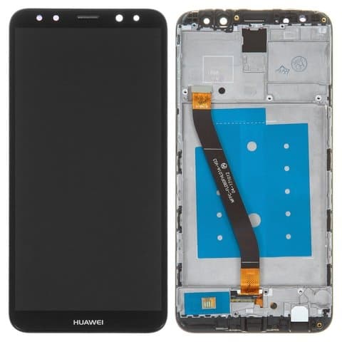 Дисплей Huawei Mate 10 Lite, RNE-L01, RNE-L03, RNE-L21, RNE-L23, чорний | з тачскріном | в передній панелі | High Copy | дисплейный модуль, экран