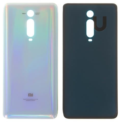 Задняя крышка Xiaomi Mi 9T, Mi 9T Pro, Redmi K20, Redmi K20 Pro, M1903F10G, M1903F11G, M1903F10I, M1903F11I, белая, Original (PRC) | корпус, панель аккумулятора, АКБ, батареи