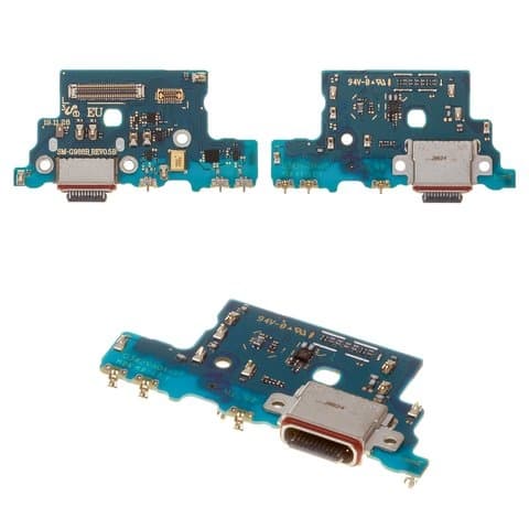 Плата зарядки Samsung SM-G988 Galaxy S20 Ultra, шлейф коннектора зарядки, с микрофоном, Original (PRC)