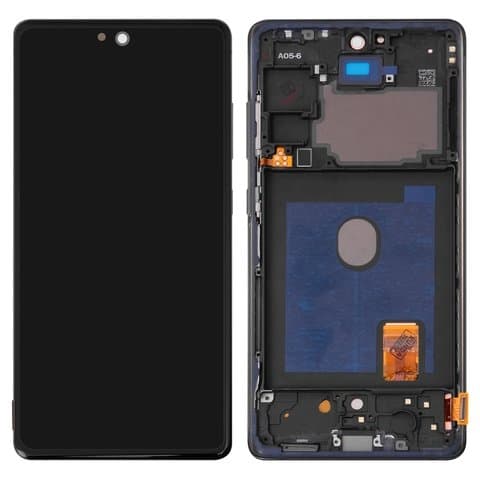 Дисплей Samsung SM-G781 Galaxy S20 FE 5G, синій | з тачскріном | в передній панелі | Original (PRC), AMOLED | дисплейный модуль, экран