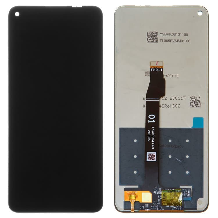 Дисплей Huawei P40 Lite 5G, чорний | з тачскріном | High Copy | дисплейный модуль, экран
