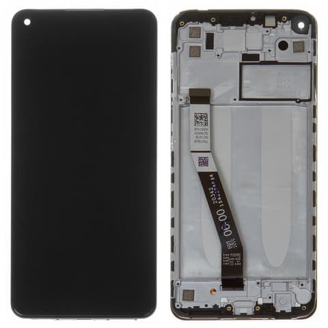 Дисплей Xiaomi Redmi 10X 4G, Redmi Note 9, M2003J15SC, M2003J15SG, M2003J15SS, чорний | з тачскріном | в передній панелі | Original (PRC) | дисплейный модуль, экран