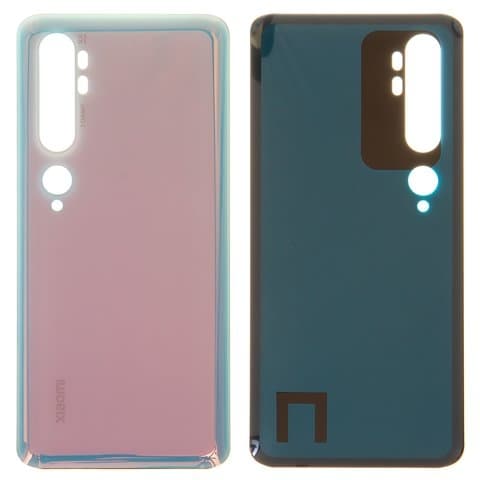 Задняя крышка Xiaomi Mi Note 10, Mi Note 10 Pro, M1910F4G, M1910F4S, белая, Glacier White, Original (PRC) | корпус, панель аккумулятора, АКБ, батареи