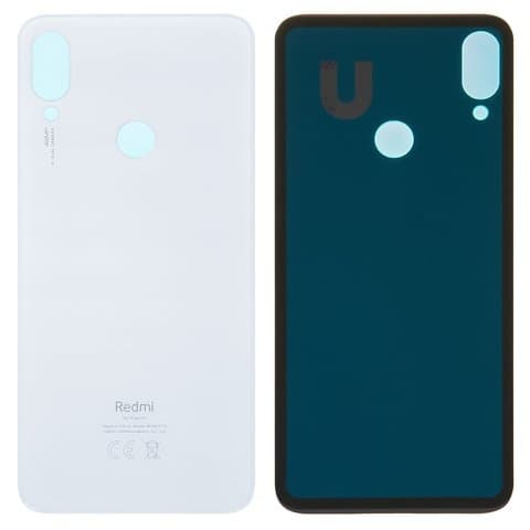 Задняя крышка Xiaomi Redmi Note 7, M1901F7G, M1901F7H, M1901F7I, белая, Original (PRC) | корпус, панель аккумулятора, АКБ, батареи