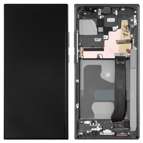 Дисплей Samsung SM-N985 Galaxy Note 20 Ultra, SM-N986 Galaxy Note 20 Ultra 5G, чорний | з тачскріном | в передній панелі | Original (PRC) | дисплейный модуль, экран