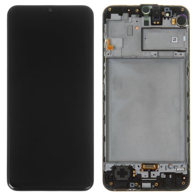Дисплей Samsung SM-M315 Galaxy M31, чорний | з тачскріном | в передній панелі | Original (Сервис-Центр), GH82-22405A, GH82-22631A | дисплейный модуль, экран