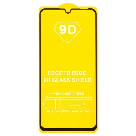 Закаленное защитное стекло Huawei Nova 4e, P30 Lite, MAR-LX1M, MAR-LX2, MAR-LX3A, черное, Full Glue (клей по всей площади стекла), совместимо с чехлом