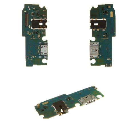 Плата зарядки Samsung SM-A022 Galaxy A02, шлейф коннектора зарядки, коннектора наушников, с микрофоном, Original (PRC)