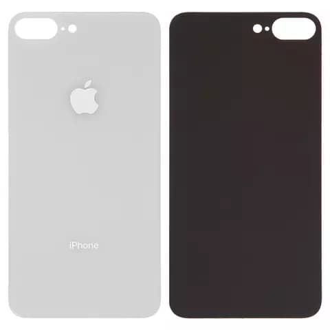 Задня панель Apple iPhone 8 Plus, біла, не потрібно знімати скло камери, big hole, Original (PRC) | корпус, крышка аккумулятора, АКБ, батареи