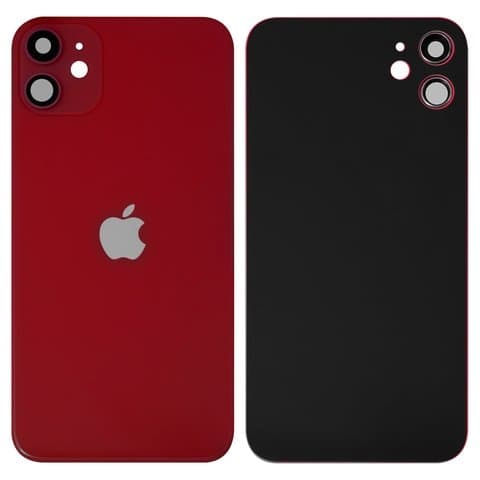 Задня панель Apple iPhone 11, червона, із склом камери, Original (PRC) | корпус, крышка аккумулятора, АКБ, батареи