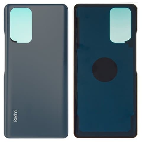 Задняя крышка Xiaomi Redmi Note 10 Pro, Redmi Note 10 Pro Max, черная, серая, Shadow Black, Onyx Gray, Original (PRC) | корпус, панель аккумулятора, АКБ, батареи