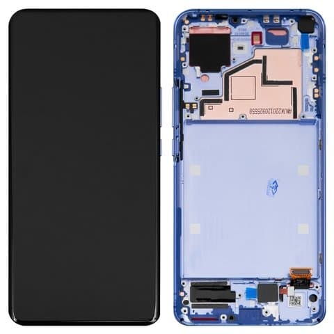Дисплей Xiaomi Mi 11, M2011K2C, M2011K2G, #56000500K200, синій, Horizon Blue | з тачскріном | в передній панелі | Original (Сервис-Центр), 56000500K200 | дисплейный модуль, экран