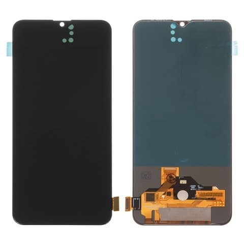 Дисплей Realme XT, RMX1921, чорний | з тачскріном | High Copy, OLED | дисплейный модуль, экран