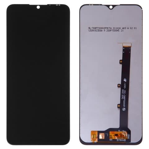 Дисплей ZTE Blade V2020 Smart, Blade V30 Vita, чорний | з тачскріном | Original (PRC) | дисплейный модуль, экран
