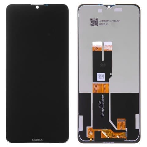 Дисплей Nokia 2.4 Dual Sim, чорний | з тачскріном | Original (PRC) | дисплейный модуль, экран