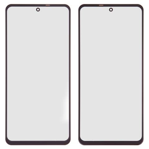 Стекло дисплея Xiaomi Mi 10T Lite, Poco X3, Poco X3 NFC, Poco X3 Pro, M2007J17G, черное, с OCA-пленкой | стекло тачскрина