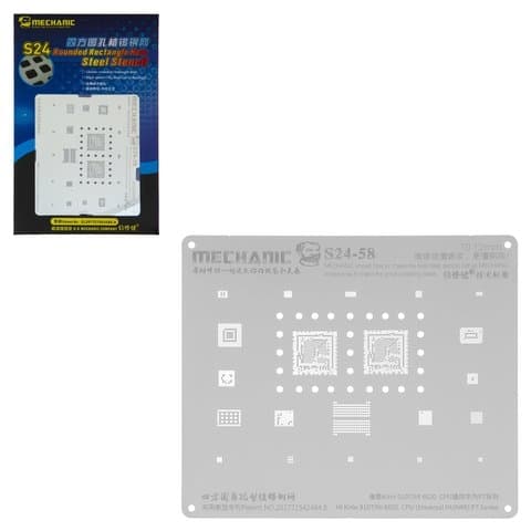 BGA-трафарет Mechanic S24-58, HI kirin 910T/HI 6620 CPU