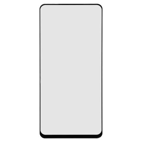 Закаленное защитное стекло Realme 7 (Global), 7 5G, совместимо с чехлом, Full Glue (клей по всей площади стекла), черное, RMX2155, RMX2111, совместимо с чехлом