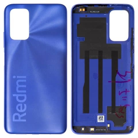 Задняя крышка Xiaomi Redmi 9T, J19S, M2010J19SG, M2010J19SY, синяя, Twilight Blue, Original (PRC) | корпус, панель аккумулятора, АКБ, батареи