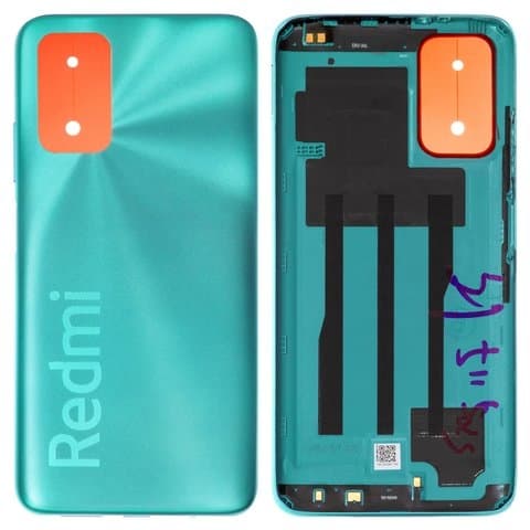 Задняя крышка Xiaomi Redmi 9T, J19S, M2010J19SG, M2010J19SY, зеленая, Ocean Green, Original (PRC) | корпус, панель аккумулятора, АКБ, батареи