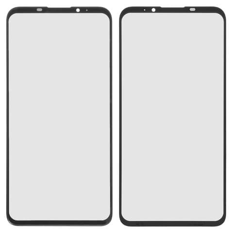 Стекло дисплея Meizu 16T, черное | стекло тачскрина