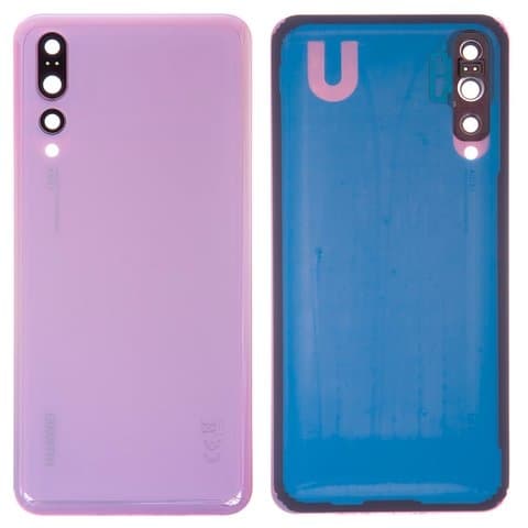 Задняя крышка Huawei P20 Pro, розовая, золотистая, Pink Gold, со стеклом камеры, Original (PRC) | корпус, панель аккумулятора, АКБ, батареи