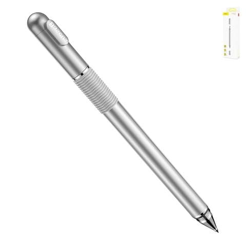 Стилус Baseus Golden Cudgel, универсальный, серебристый, #ACPCL-0S
