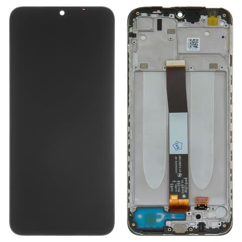 Дисплей Xiaomi Redmi 9A, M2006C3LG, M2006C3LI, M2006C3LC, Redmi 9AT, M2006C3LVG, Redmi 9C, M2006C3MG, M2006C3MT, M2006C3MNG, чорний | з тачскріном | в передній панелі | Original (реновація) | дисплейный модуль, экран